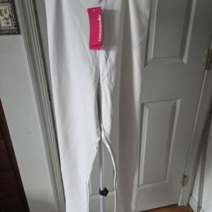 Commando White Faux Leather Leggings.